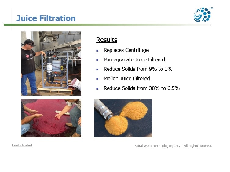 Juice Filtration