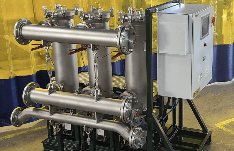 Advanced filtration approach for treating high-solids wastewater